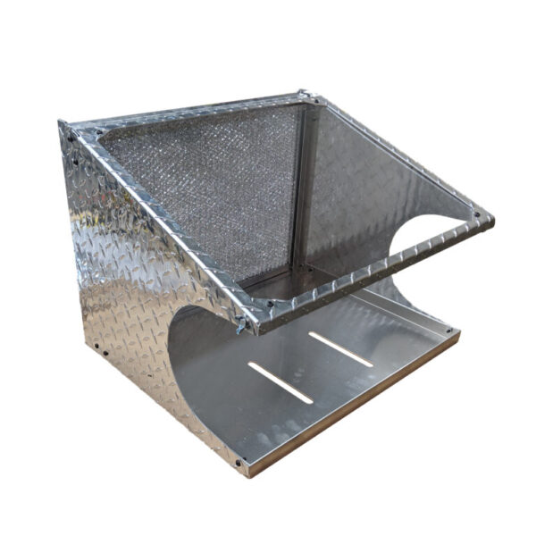 Bench Grinder Aluminum Enclosed Eye Shield | Universal Safety Plexiglass Guard for Sparks and Dust | Easy to Assemble